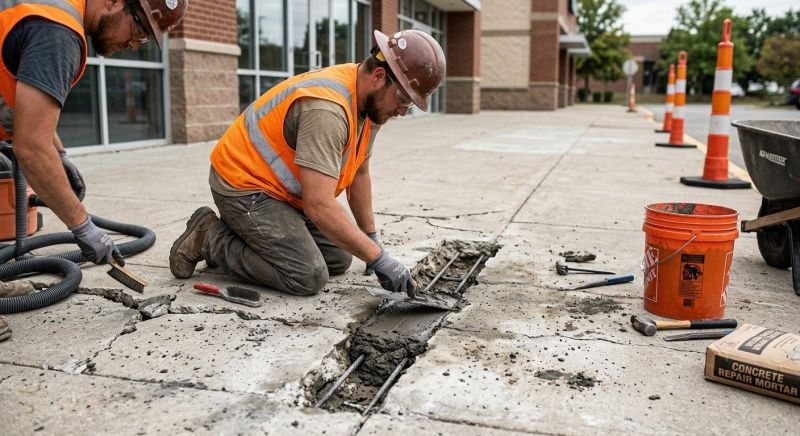 Concrete Apron Repair in West Des Moines, IA