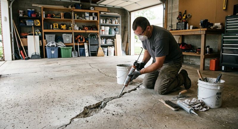 Cracked Slab Repair in West Des Moines, IA